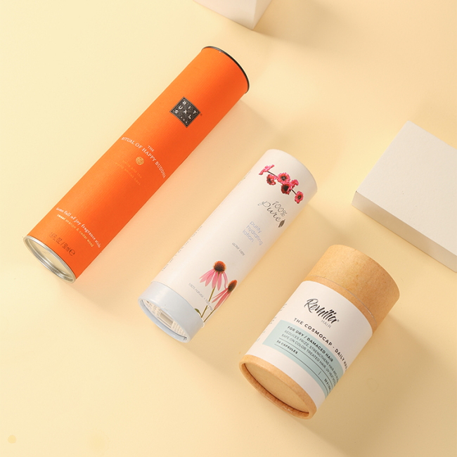 Solid Paper Material Cosmetic tube packaging